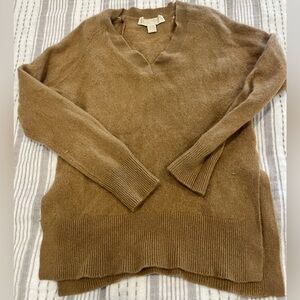 MICHAEL Michael kors cashmere camel sweater